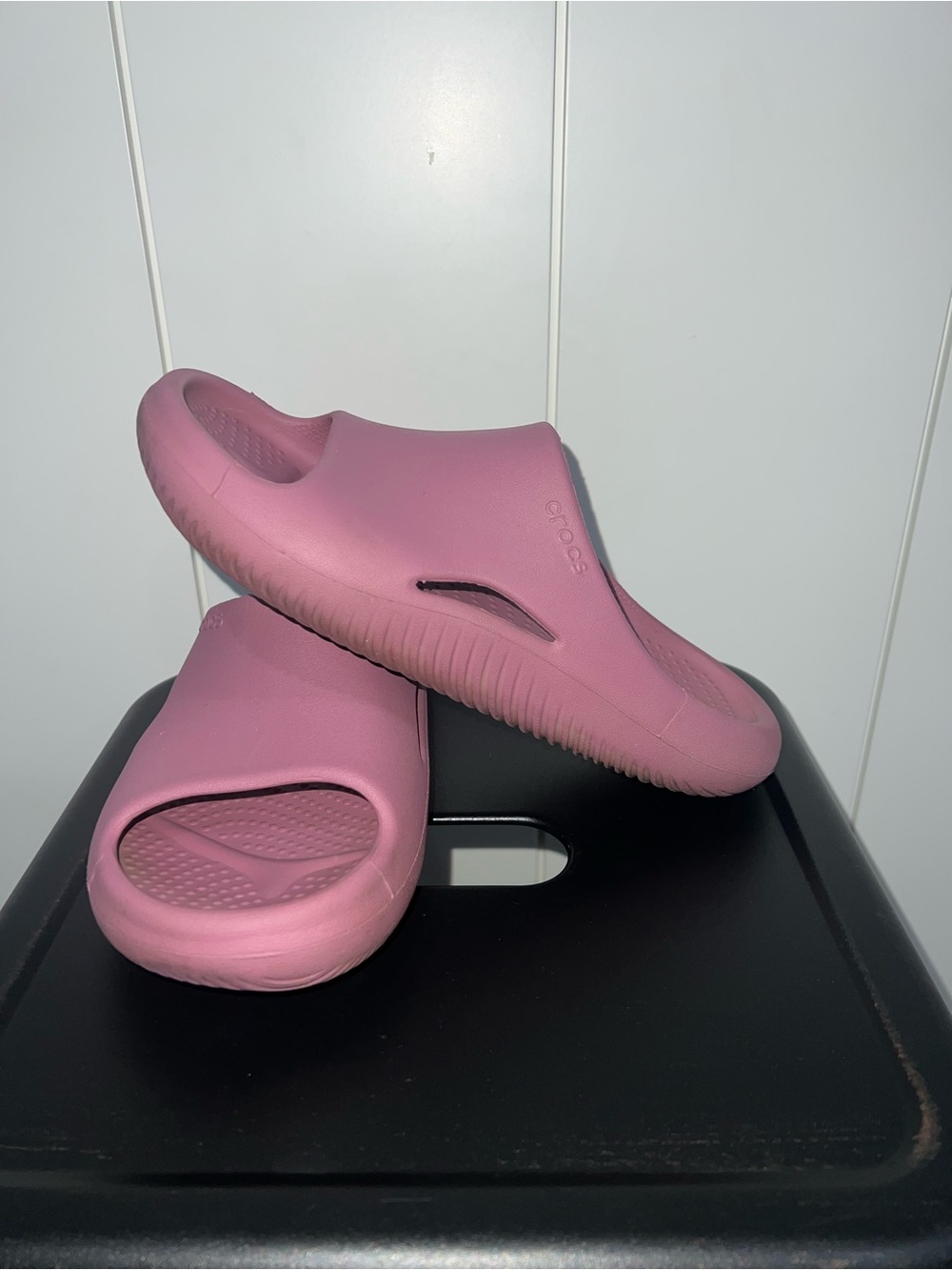 CROCS Pink Women's Slide Slippers